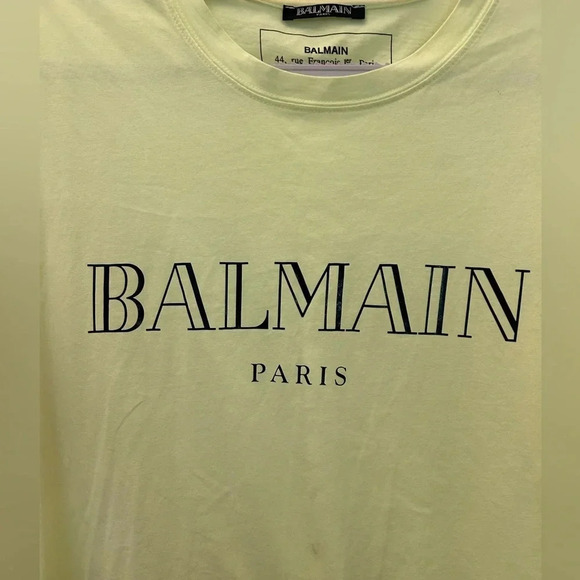 ! BALMAIN PARIS LOGO TEE - Picture 3 of 7